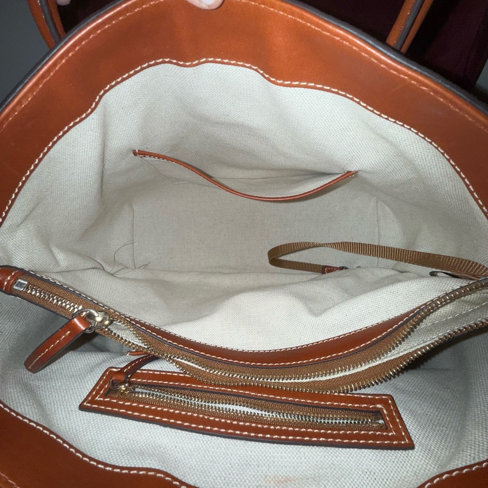 Dooney & Bourke Gray and Brown Satchel - Picture 8 of 16